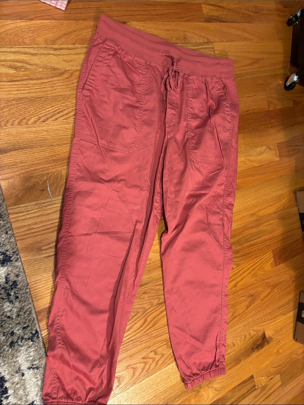 GAP Rose Pink Drawstring Jogger Pants